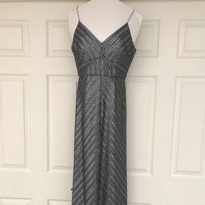 Weddington Way Silver Sequins Gown